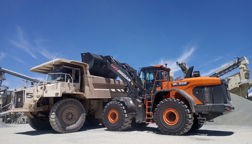CANTERA OFITAS DE SAN FELICES ADQUIERE UNA CARGADORA DOOSAN DL550-7